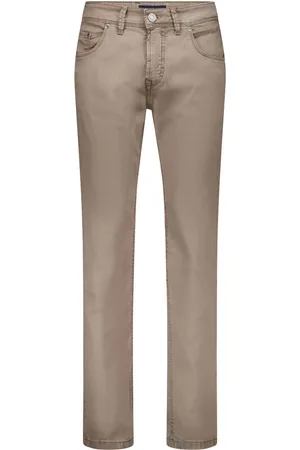 Atelier Gardeur Pantalon effen slim fit