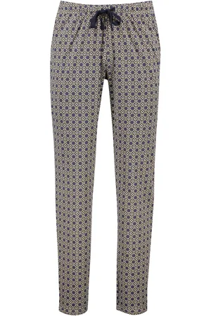 Schiesser Pyjamabroek geprint katoen met elastiek