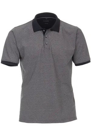 Casa Moda Polo patroon blauw