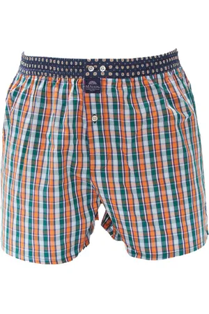 McAlson McAlson boxershort oranje geruit