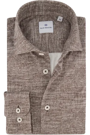Blue Industry Casual overhemd slim fit effen
