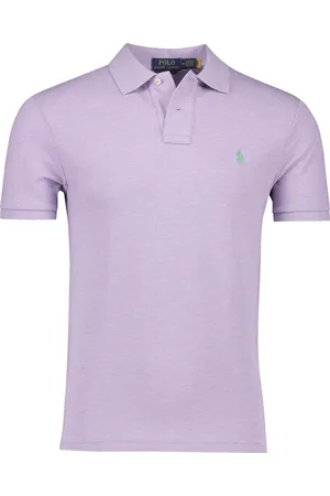 Ralph Lauren Polo slim fit gemêleerd katoen 2 knoops