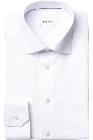 Eton Business overhemd Signature Twill Classic Fit effen