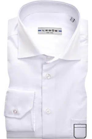 Ledub Overhemd Modern Fit met borstzak