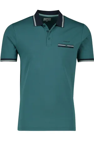State of art Polo wijde fit katoen 3-knoops borstzak