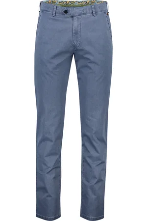 Meyer Katoenen broek Tokyo effen slim fit