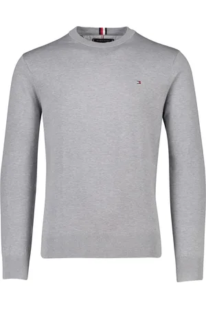 Tommy Hilfiger Trui ronde hals effen katoen