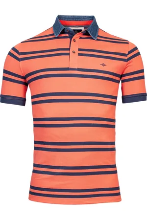 Baileys Polo normale fit gestreept katoen
