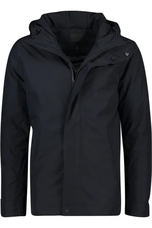 Elvine Winterjas Barnard effen rits + knoop normale fit capuchon