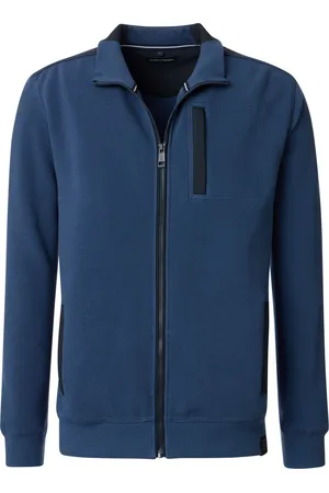 Casa Moda Vest katoen wijde fit