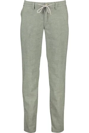 Eurex Chino effen normale fit met touwsluiting