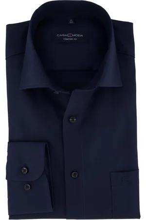 Casa Moda Overhemd navy Comfort Fit