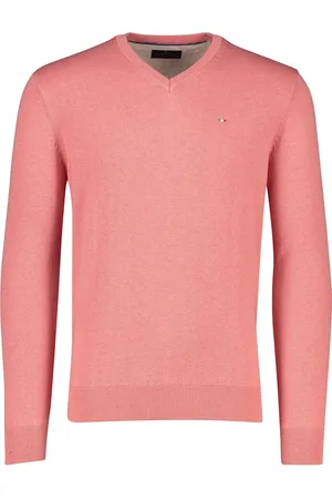 Portofino Trui v-hals effen katoen met logo