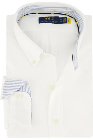 Ralph Lauren Overhemd normale fit effen katoen