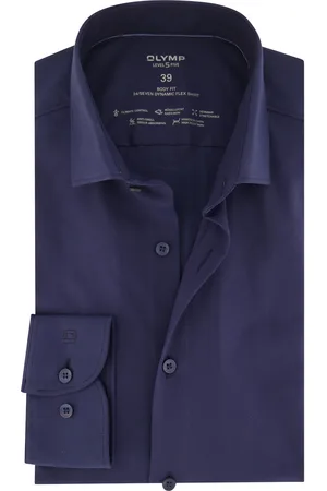 Olymp Overhemd slim fit effen katoen