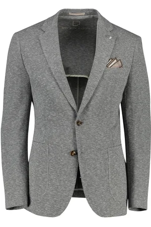 Born with Appetite Colbert katoen slim fit