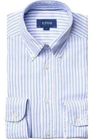 Eton Gestreept overhemd Royal Oxford