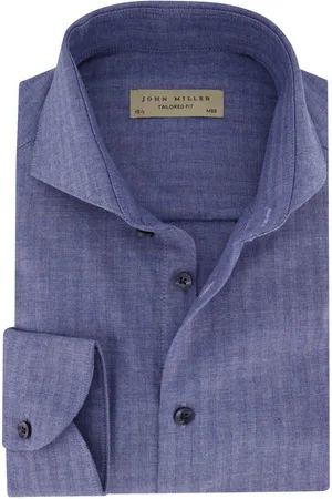 john miller Overhemd uni tailored fit