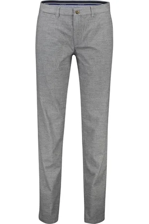 COM4 Katoenen broek gemeleerd normale fit