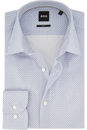 HUGO BOSS BOSS H-Hank geprint overhemd slim fit katoen