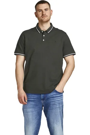 Jack&amp;jones Poloshirt Plus Size donkergroen