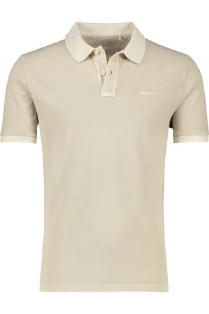 GANT Polo normale fit effen 100% katoen 2 knopen