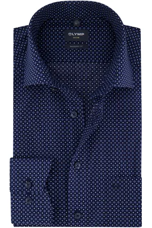 Olymp Luxor Modern Fit overhemd geprint