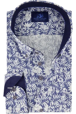 Eden Valley Overhemd wijde fit geprint button down