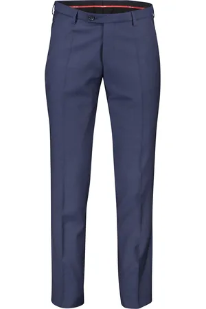 Carl Gross Club of Gents pantalon mix en match effen wol slim fit
