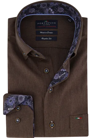 Portofino Katoenen overhemd regular fit
