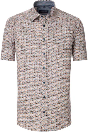 Casa Moda Casual Fit overhemd geprint 100% katoen