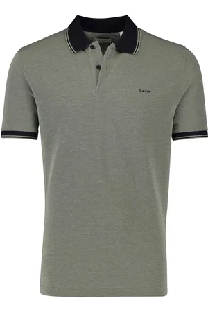 GANT Polo gemêleerd normale fit katoen
