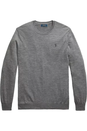 Ralph Lauren Trui effen merinowol wijde fit