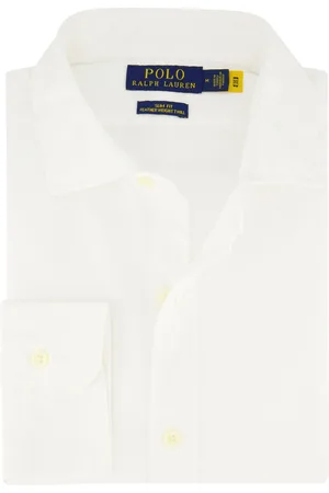 Ralph Lauren Wide spread overhemd slim fit effen katoen
