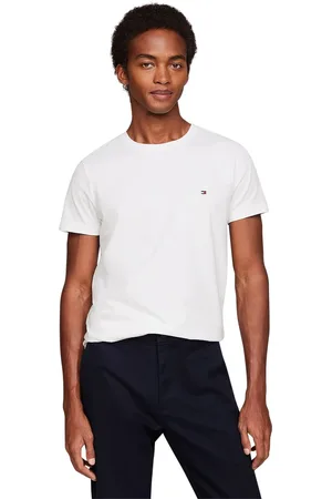 Tommy Hilfiger T-shirt effen katoen