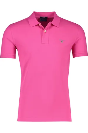 GANT Polo effen katoen korte mouw
