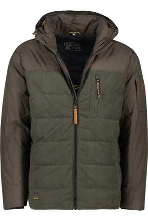 Camel Active Winterjas gewatteerd afneembare capuchon