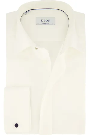 Eton Contemporary Fit smoking overhemd effen French Cuff