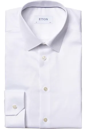 Eton Business overhemd super slim fit Signature Twill effen