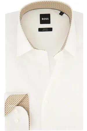 HUGO BOSS Boss H-Hank overhemd slim fit katoen mouwlengte 7