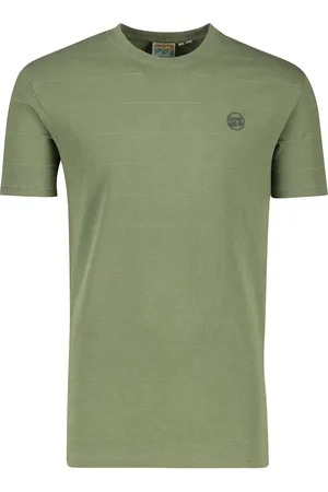 Superdry T-shirt olijfgroen effen