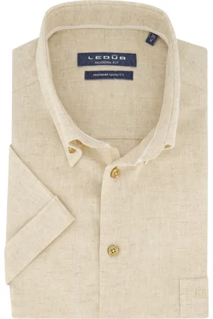 Ledub Overhemd korte mouw button down