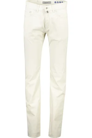 Pierre Cardin Katoenen jeans off-white tapered fit