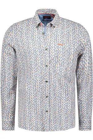 New Zealand Overhemd Andre geprint button-down normale fit