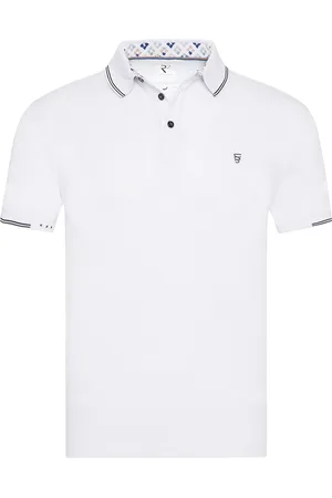 R2 Westbrook Polo normale fit effen katoen