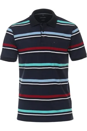 Casa Moda Polo normale fit gestreept katoen