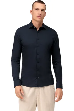 Olymp Navy overhemd Super Slim