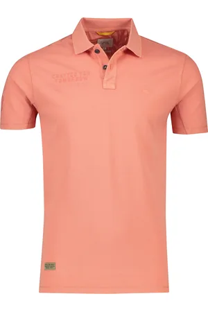 Camel Active Polo wijde fit effen 100% katoen