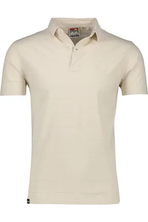 Superdry Slim fit katoenen polo gestreept