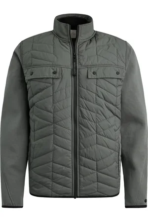 Cast Iron Zomerjas rits effen katoen